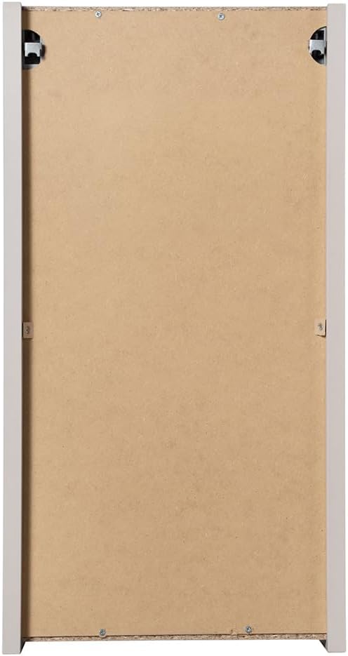 Lomadox Badezimmer Hängeschrank 30 cm Kaschmir beige gerillte Front Wandschrank Badschrank 1-türig B/H/T ca. 30/57/19 cm