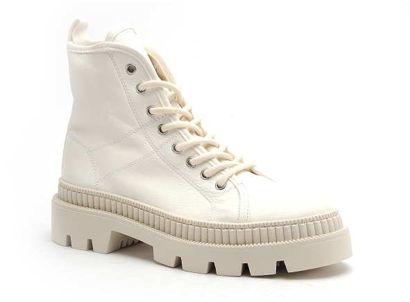 Alpe boots bottine plates femme 2307 blanc