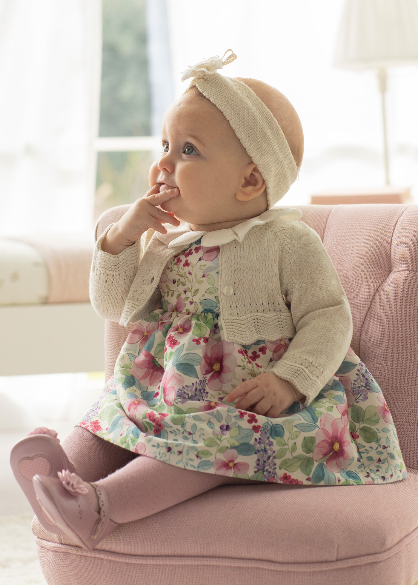 Rebeca tricot Better Cotton recém-nascido