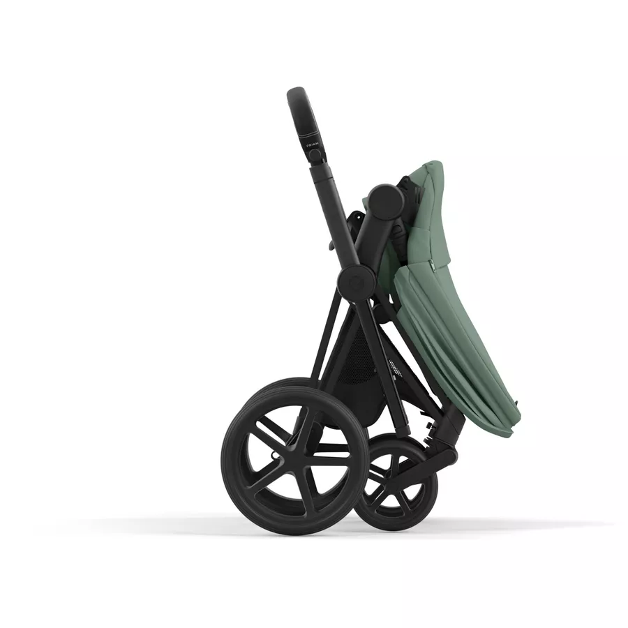 cybex PLATINUM Kombikinderwagen New Priam Priam Matt Black Leaf Green