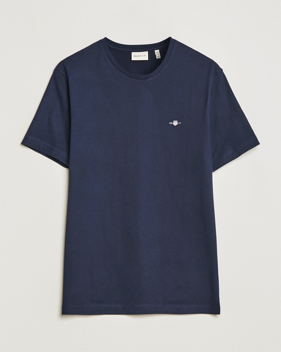 GANT The Original Solid T-Shirt Evening Blue