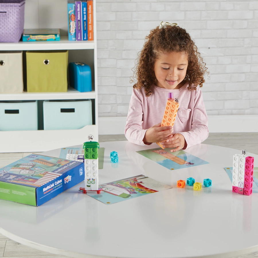 Learning Resources® Mathlink® Cubes Numberblocks 11-20 Activity Set