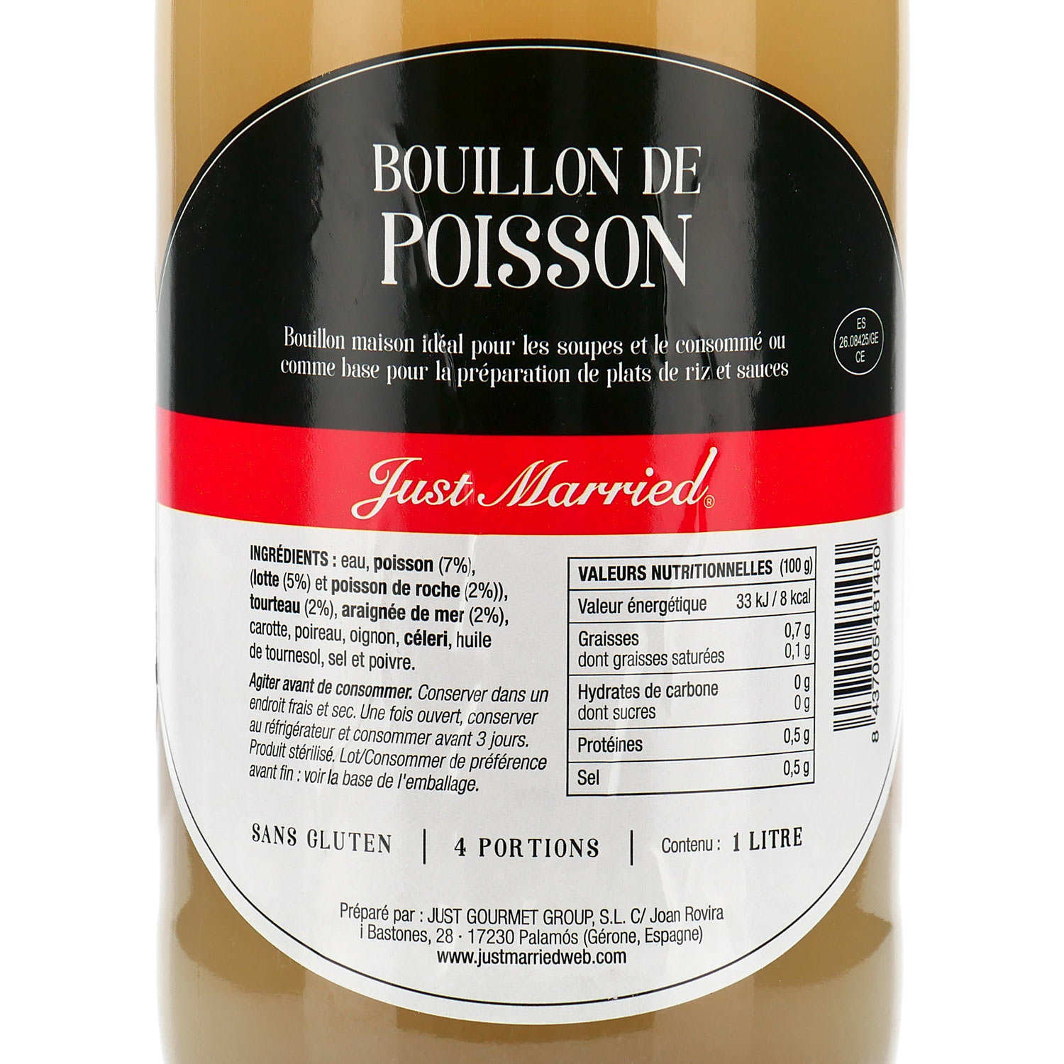 Bouillon naturel de Poisson