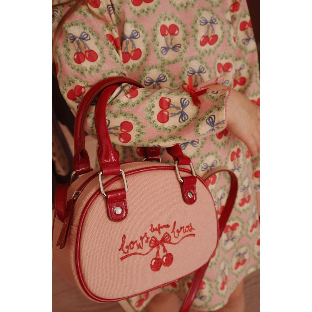 Køb Konges Sløjd Cherry Bow Drey Kjole Gots