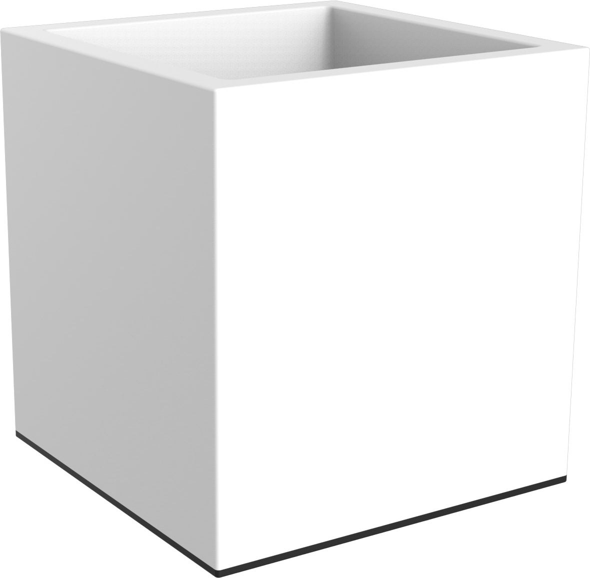 Elho plantenbak op wielen Vivo wit 39 x 39 x 41 cm