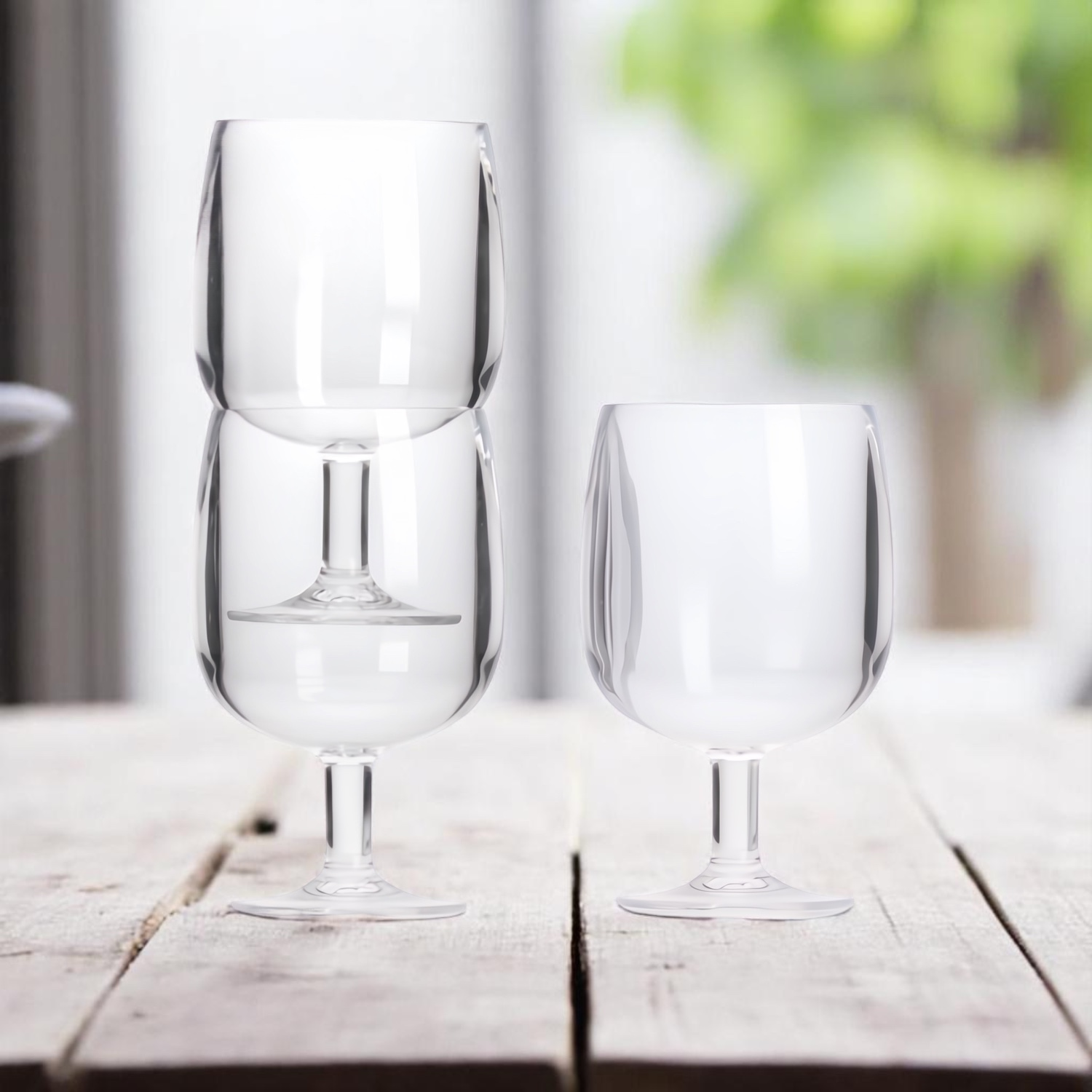 Flamefield stapelbaar wijnglas (set van 2)