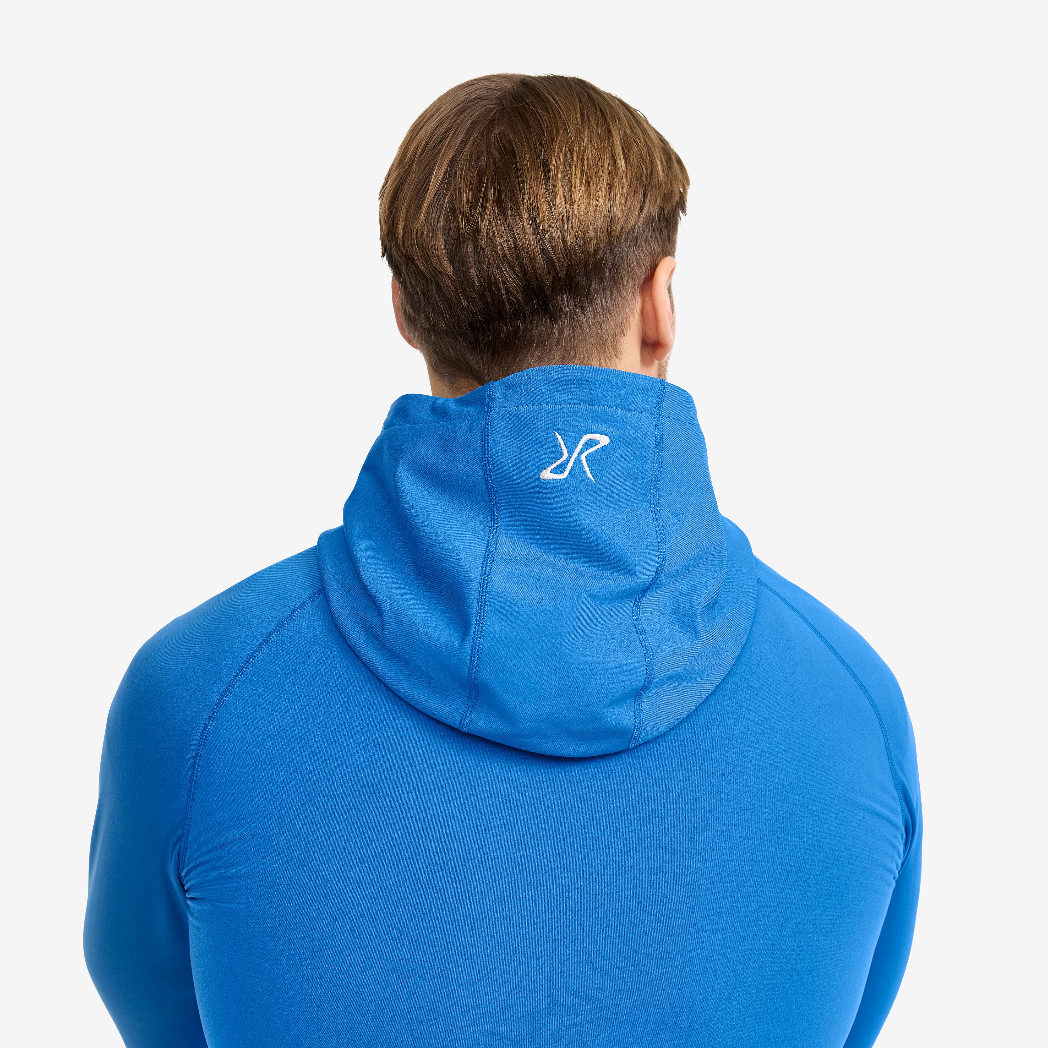 Evolution Light Stretch Fleece Hoodie Herre Classic Blue