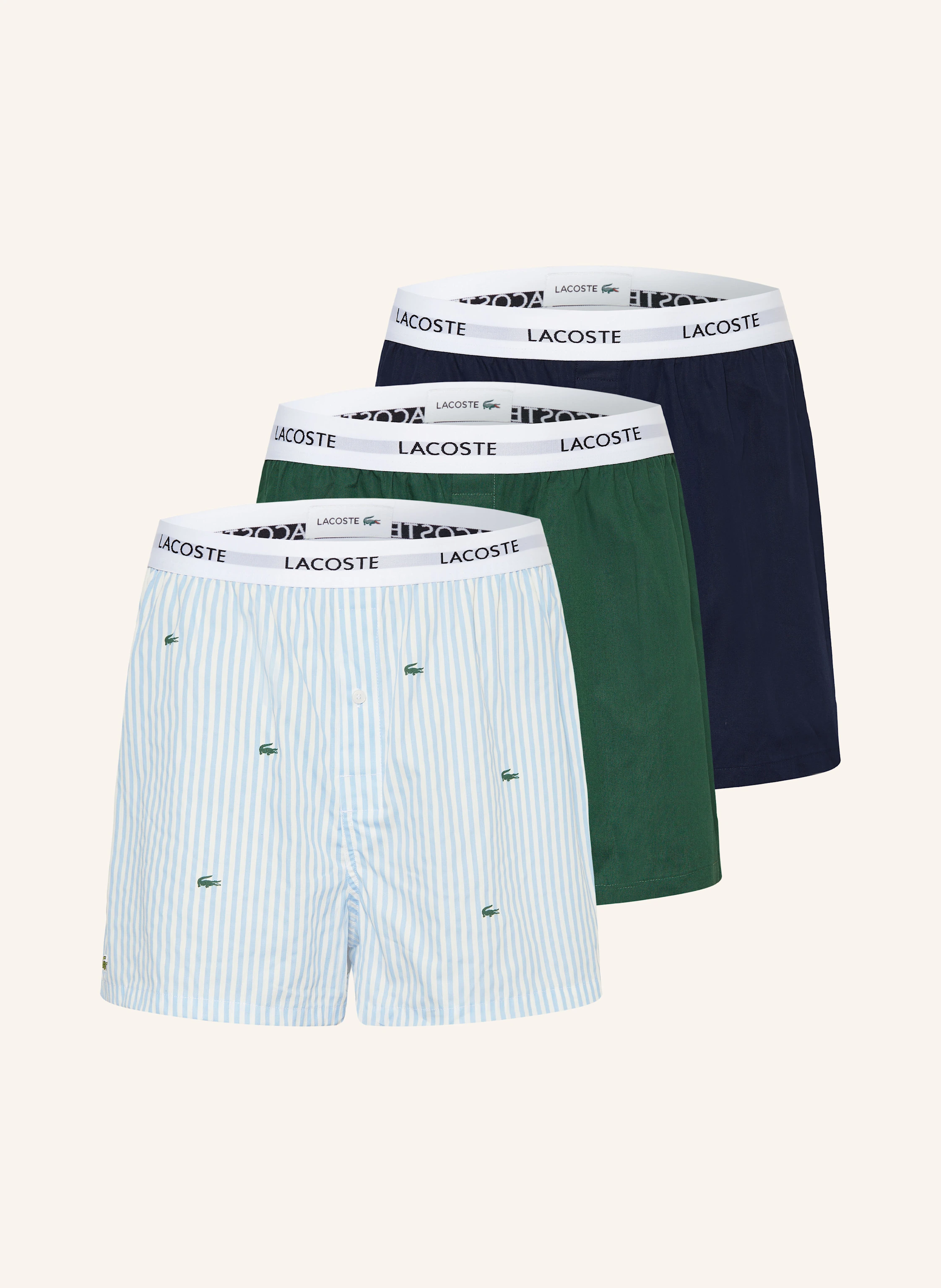 LACOSTE 3er-Pack Boxershorts