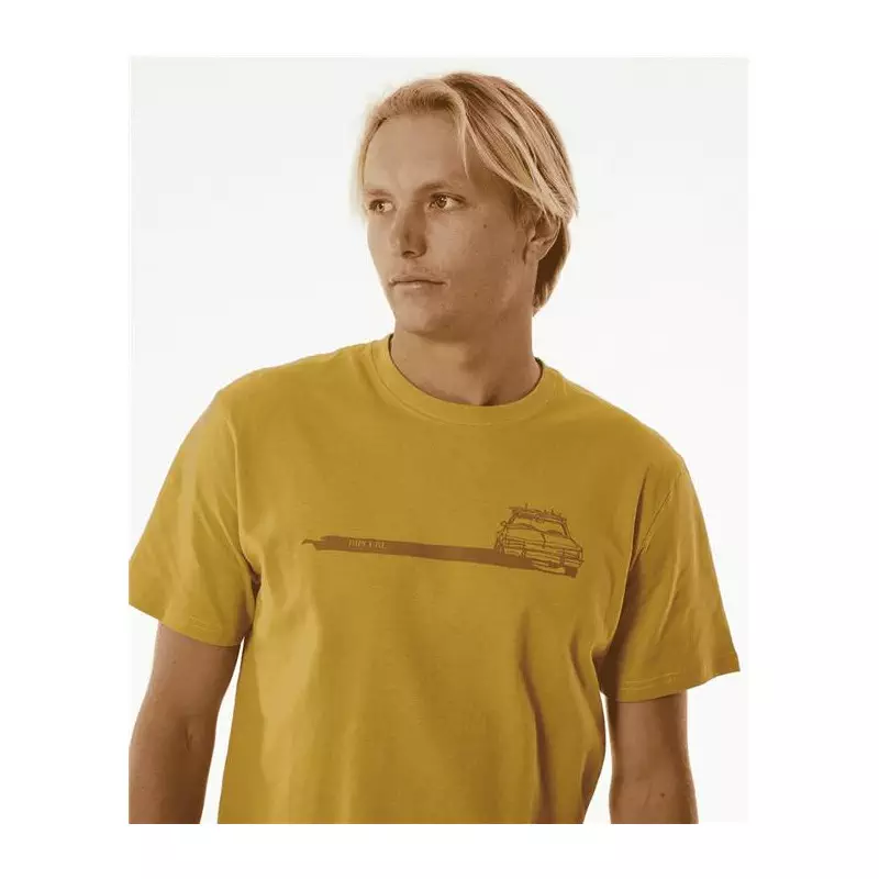 Teeshirt RIPCURL Search Trip Tee Mustard M
