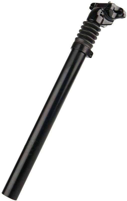 Kalloy - Zadelpen Verend - Aluminium - Zwart - Ø27.2mm - 350mm