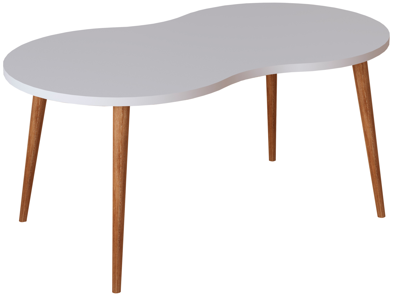 Couchtisch BARILO - weiß-Honig Eiche - 90 cm breit