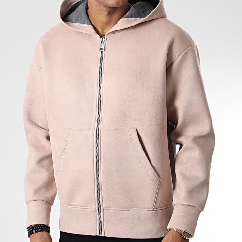 Sweat Zippé Capuche UY931 Beige