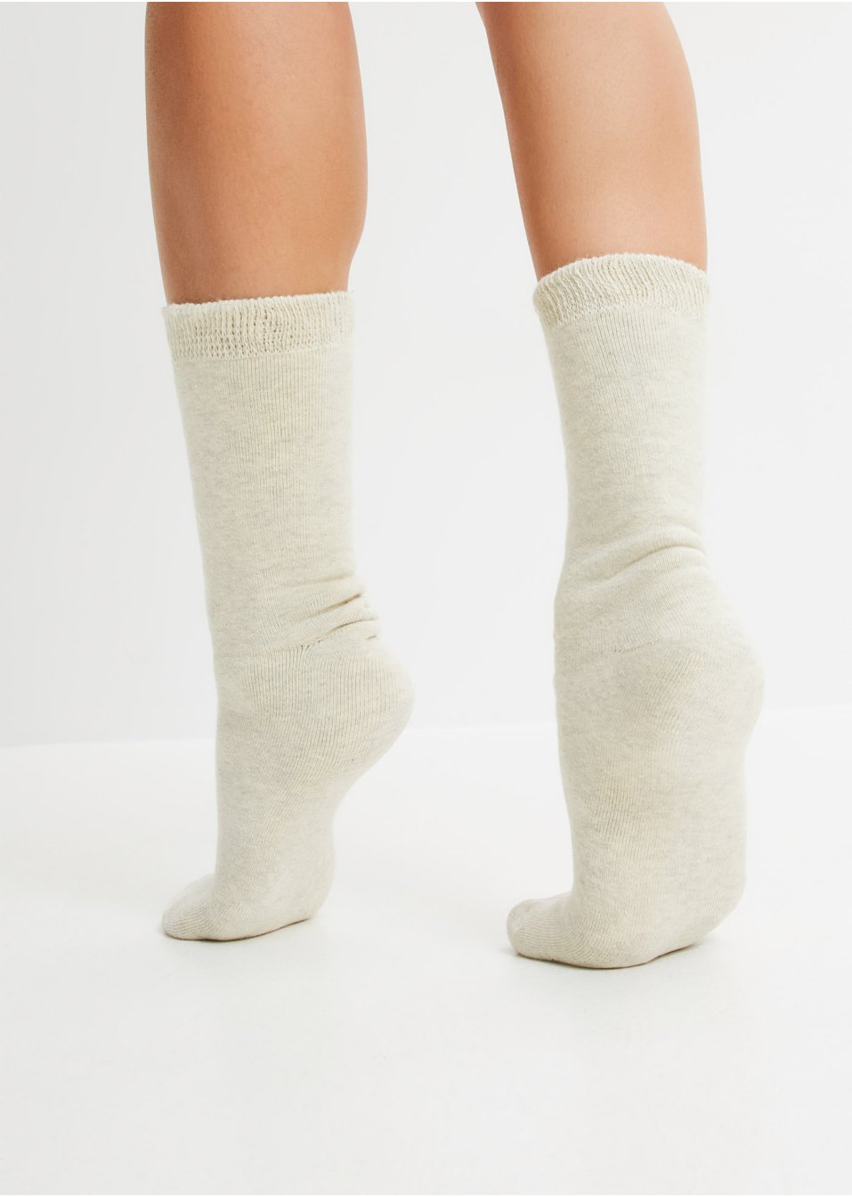 Lot de 4 paires de chaussettes thermo avec intérieur éponge