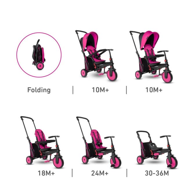 smarTrike Dreirad smarTfold STR3 - pink