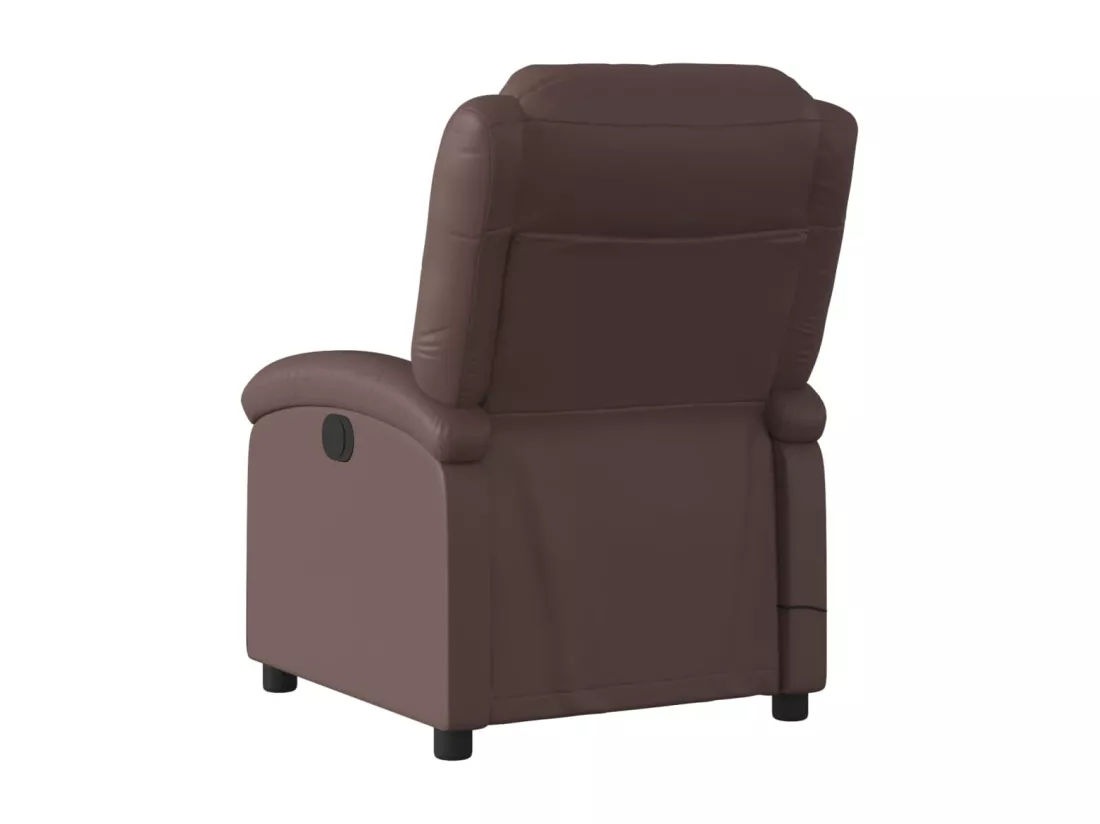 Fauteuil de massage inclinable Marron Similicuir