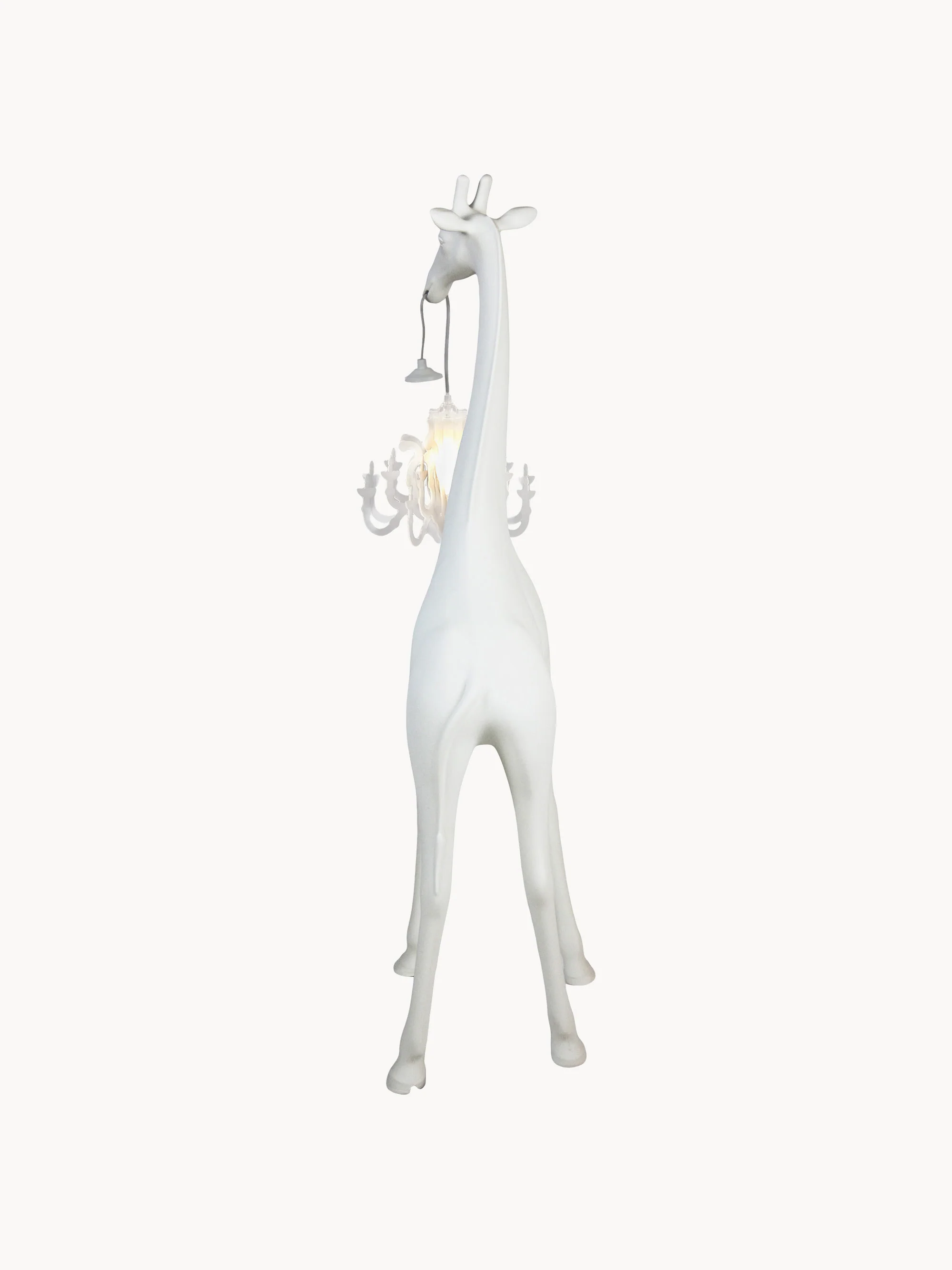 Kleine LED-vloerlamp Giraffe in Love