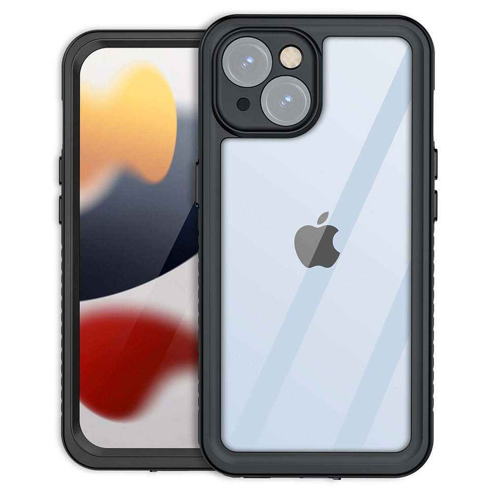 iPhone 15 Wasserfeste Outdoor Schutz Hülle (IP68) - Schwarz
