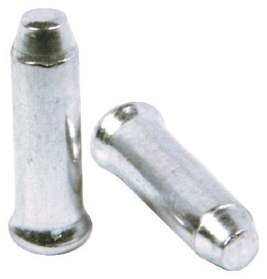 Embouts de Câbles de Dérailleur en Alu Elvedes 2.3 mm Argent (10pcs)