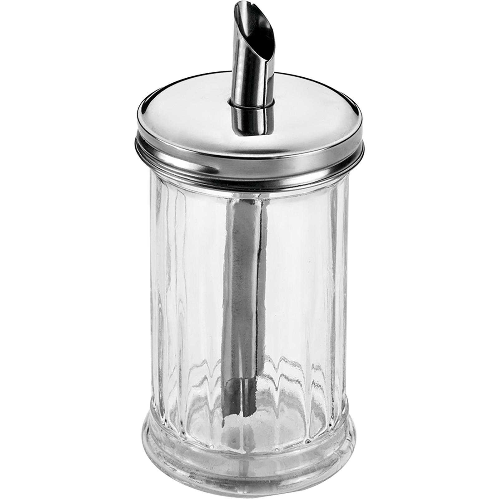 Zuckerstreuer - Glas-Edelstahl - 320 ml