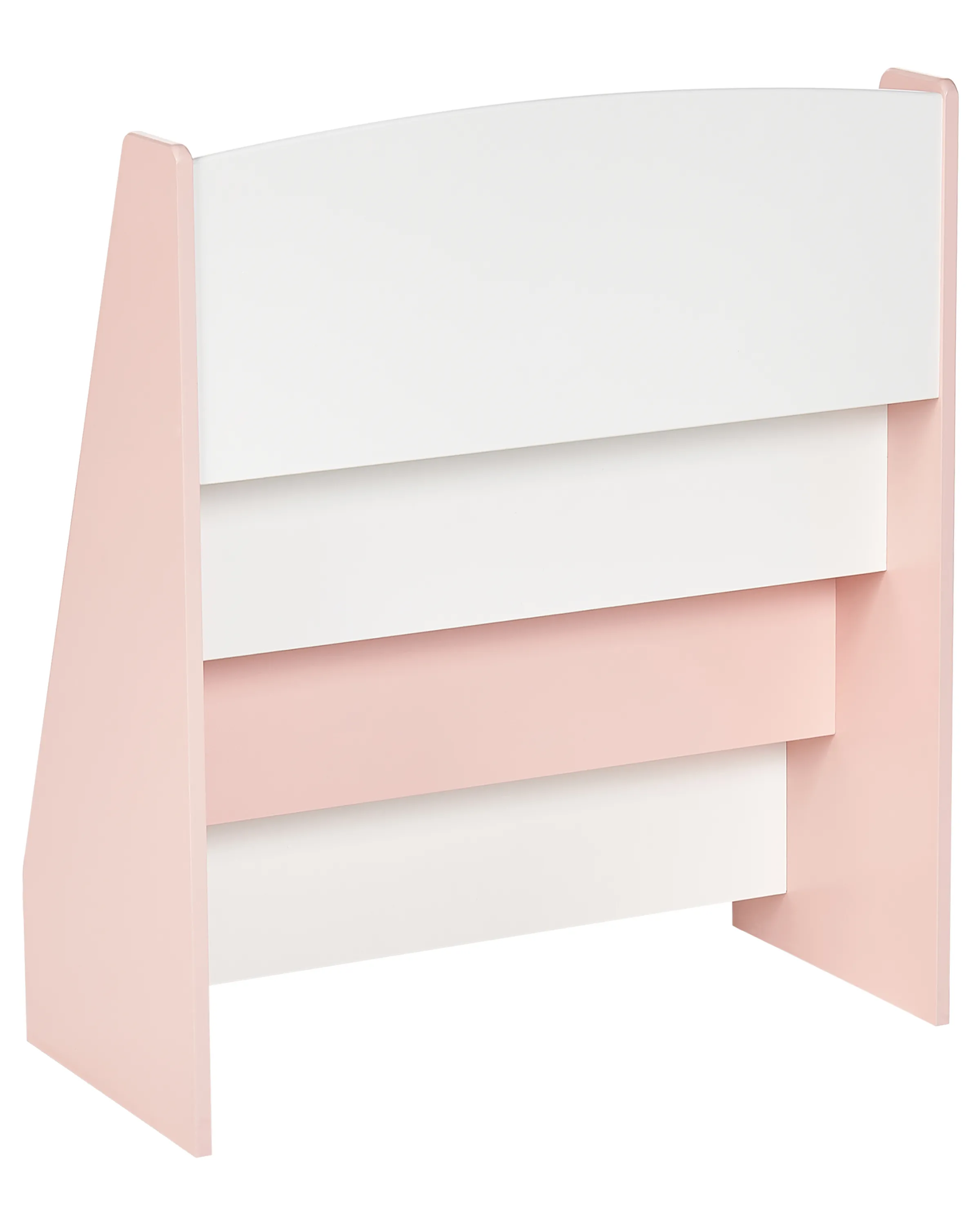 Boekenkast met 4 planken LILOET 70 cm Pastelroze