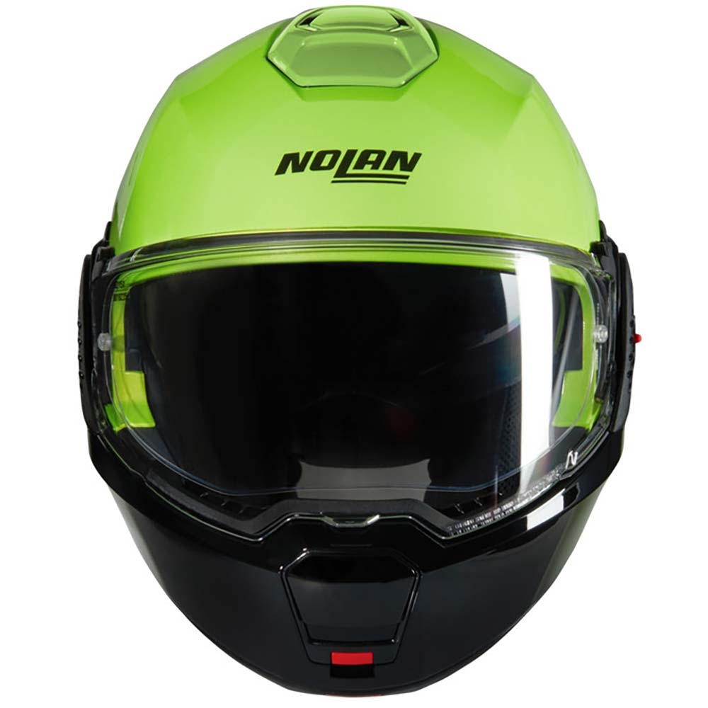 Nolan - Casque N120-1 Mivedi N-Com Vert fluo / Noir / Brillant