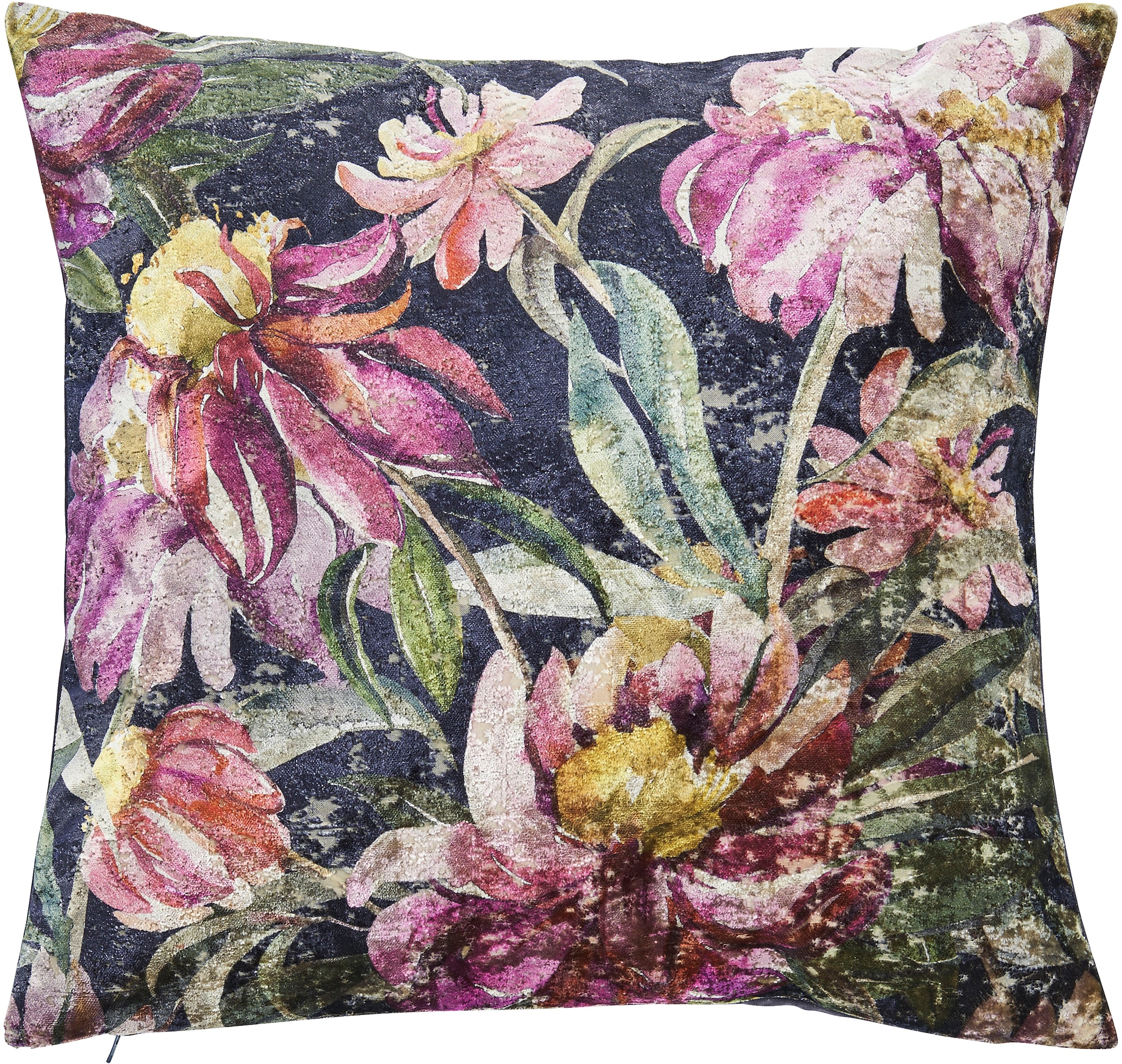 done.® Kissenhülle »Peonies« Vorderseite im Vintage-Look