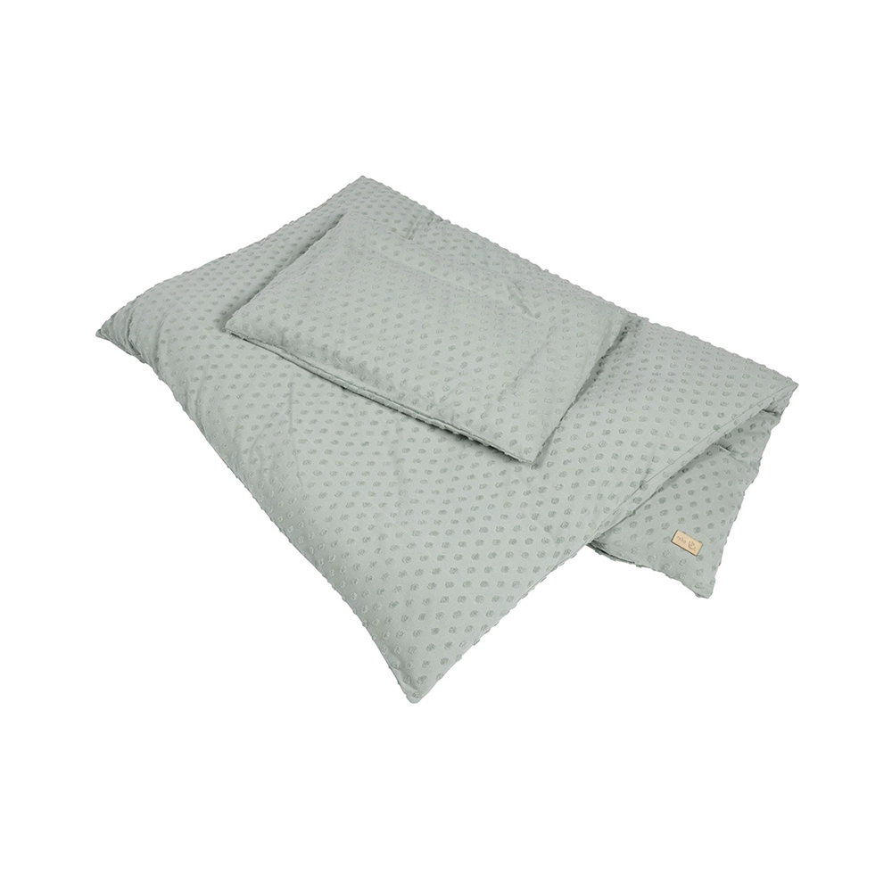 roba Organic Bettwäsche 2 teilig 100 x 135cm frosty green