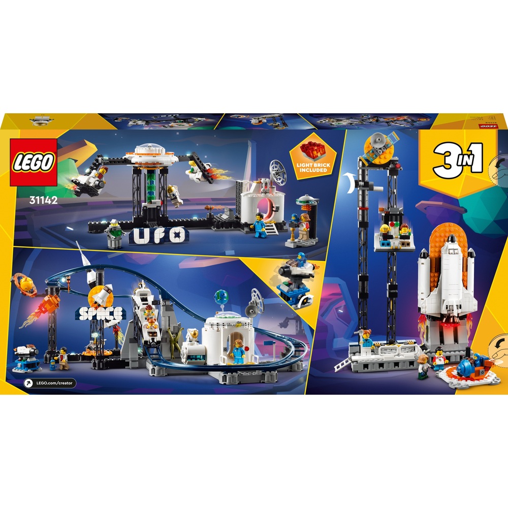 LEGO Creator 31142 Weltraum-Achterbahn 3-in-1-Set
