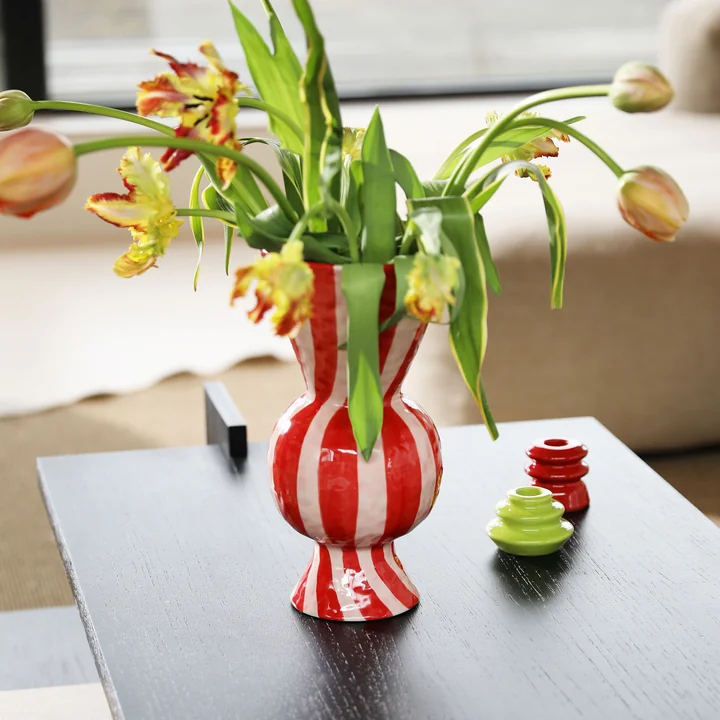 &klevering - Rhombic Vase, schwarz