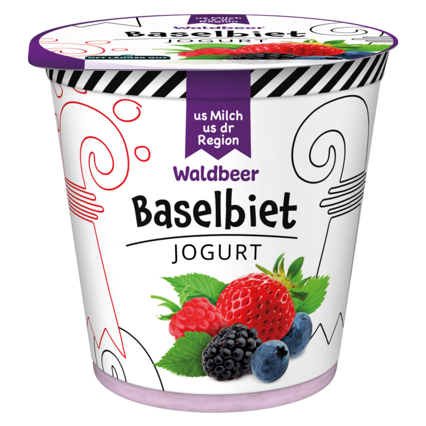 Regio Baselbiet Joghurt Waldbeer