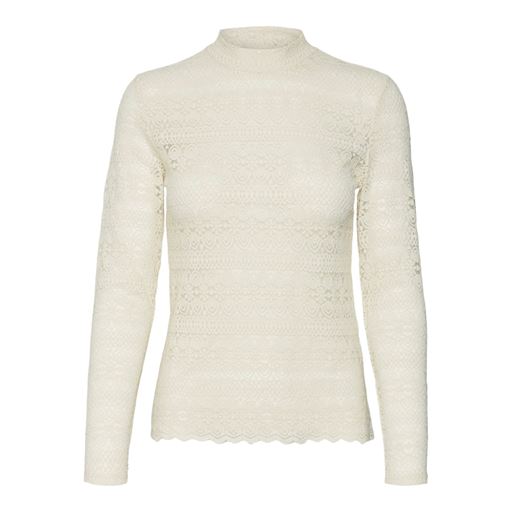 Vero Moda Zoe Lace Bluse, Birch, XL