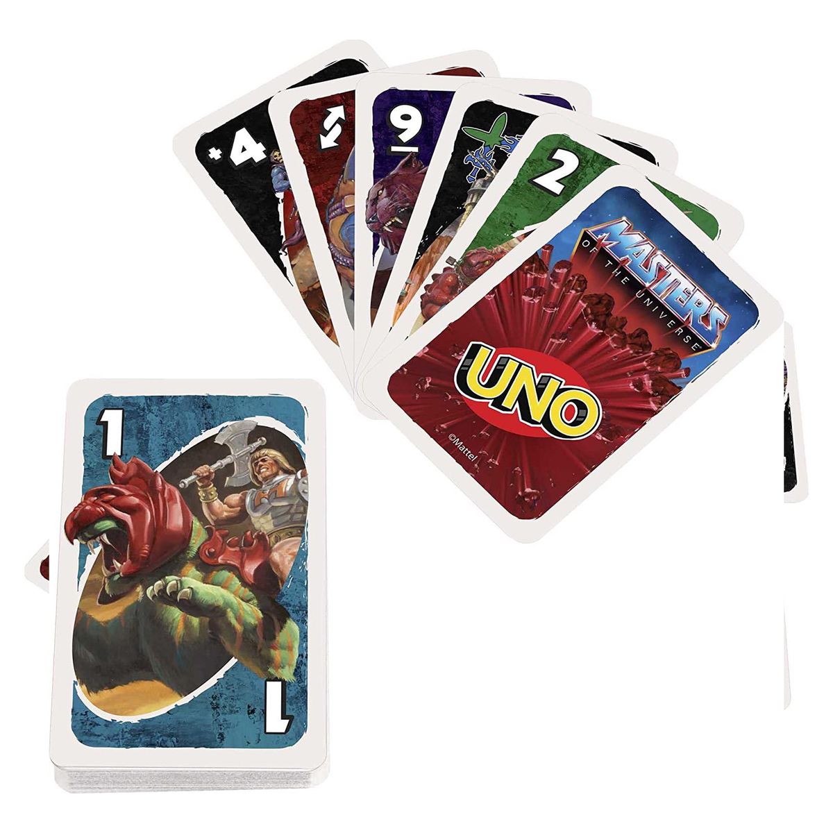Mattel GVY91 - Masters of the Universe - UNO, Kartenspiel