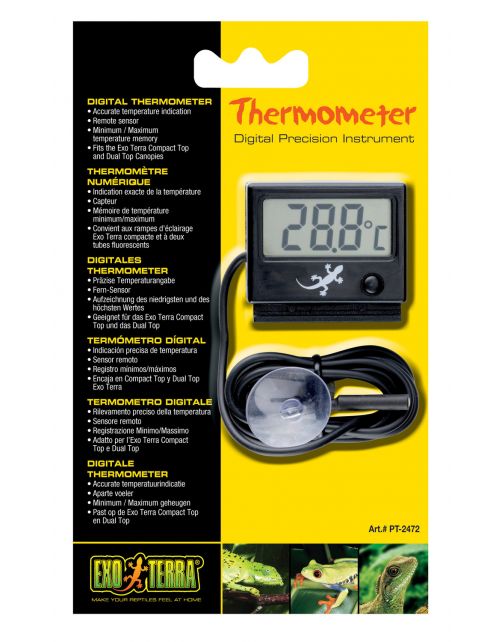 Exo Terra Digitale Thermometer Met Voeler - Thermometer - 0-50 C Digital