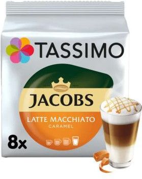Tassimo - Latte Macchiato Caramel - Koffiecapsules - 8+8 st.