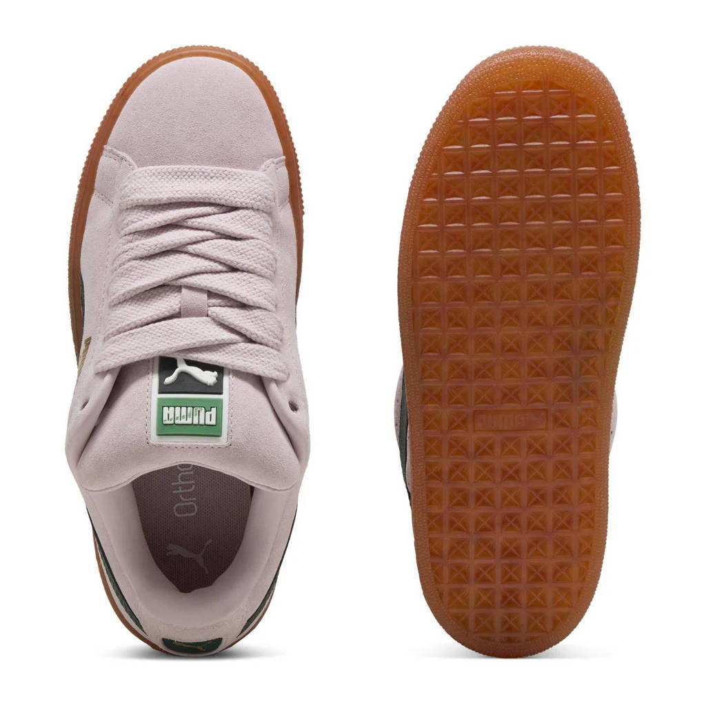 Puma Suede XL Jrsneakers lichtroze/groen