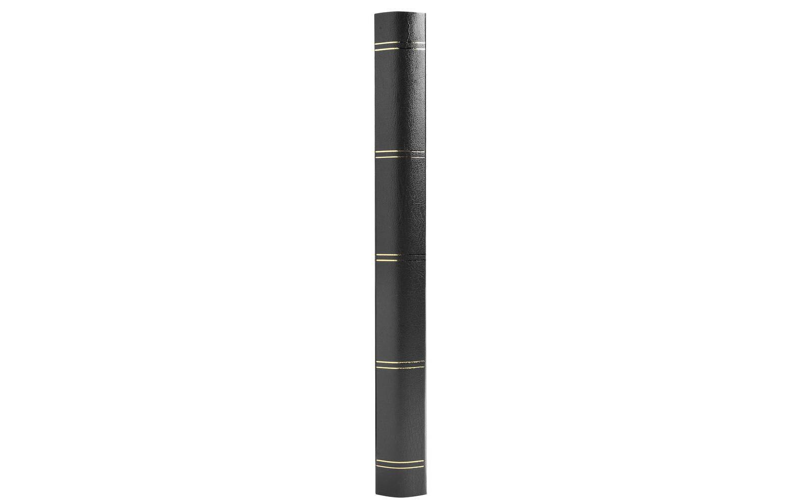 Sammelalbum Briefmarken, 22.5 x 30.5 cm, 48 Seiten, SchwarzAlbum zum Sammeln