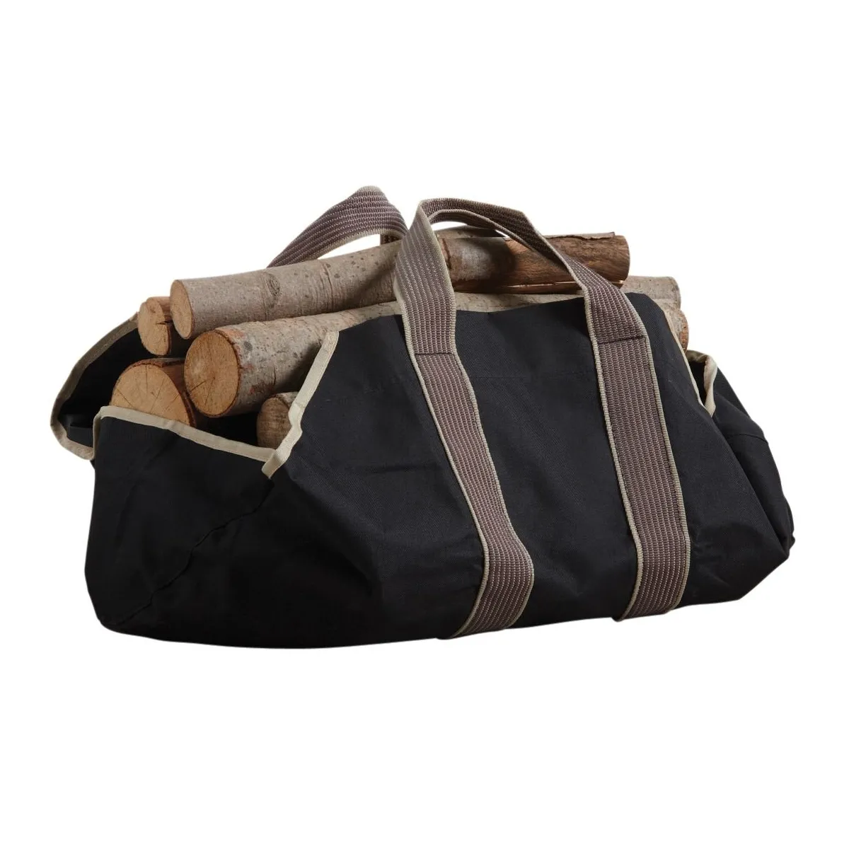 Aubry Gaspard Sac à bûches Noir Marron