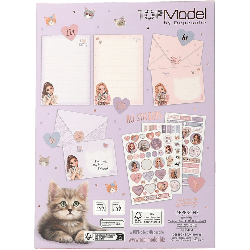 Køb TOPModel Cat Love Brevsæt