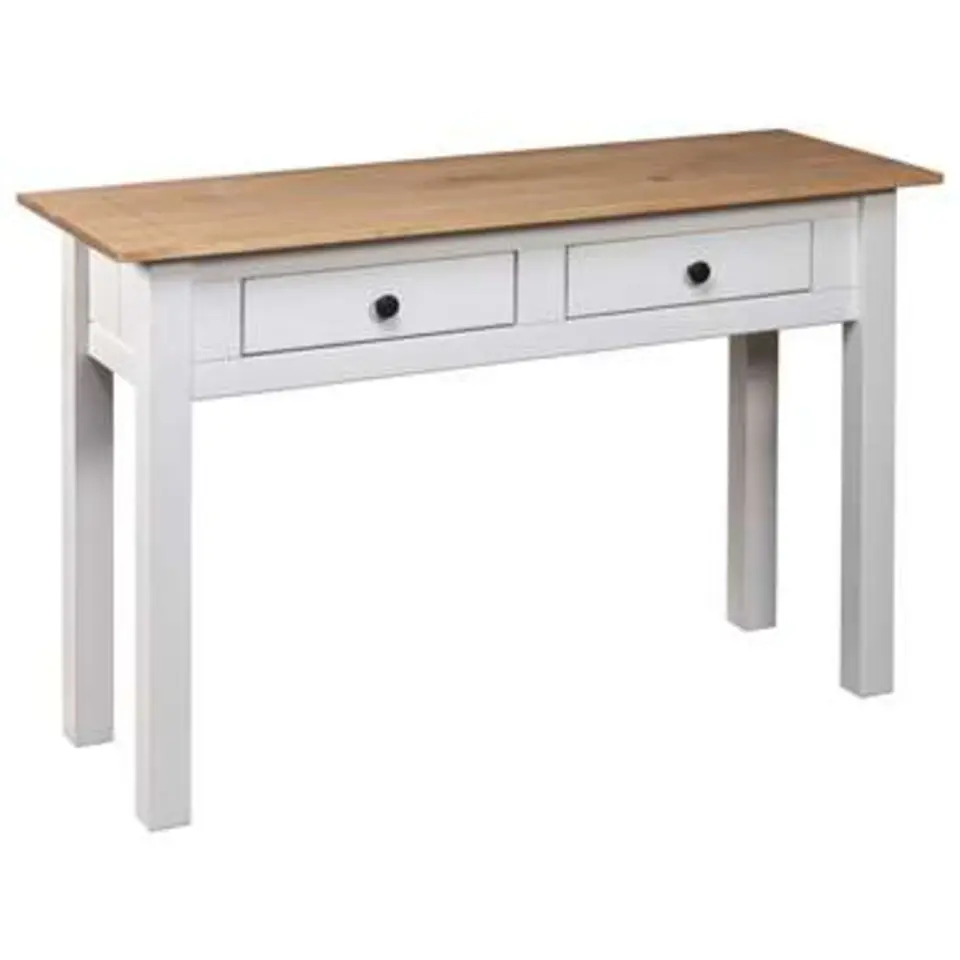 vidaXL - Wandtafel - Wit - Grenenhout