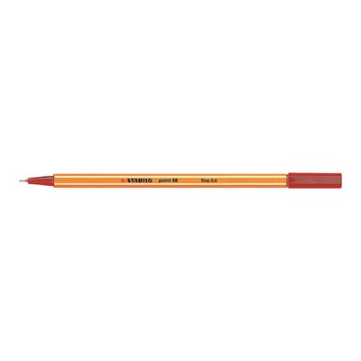 STABILO Point 88 - Feutre fin - 0.4 mm - rouge