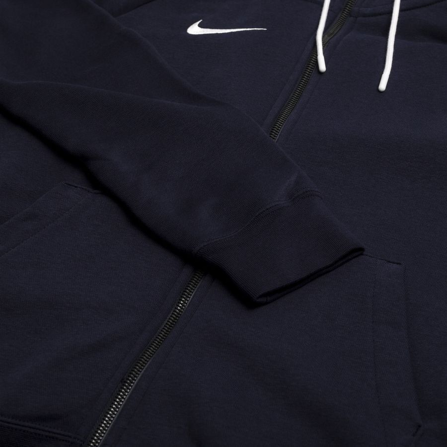 Nike Sweat à Capuche Fleece FZ Park 20 - Bleu Foncé/Blanc Femme