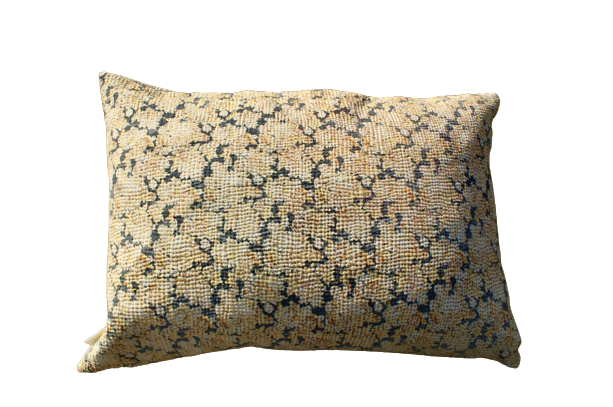 Kussen Kantha vintage 50x70 cm yellow blue