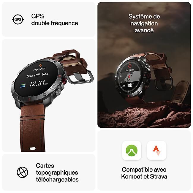 POLAR - MONTRE GPS GRIT X2 PRO TITANE