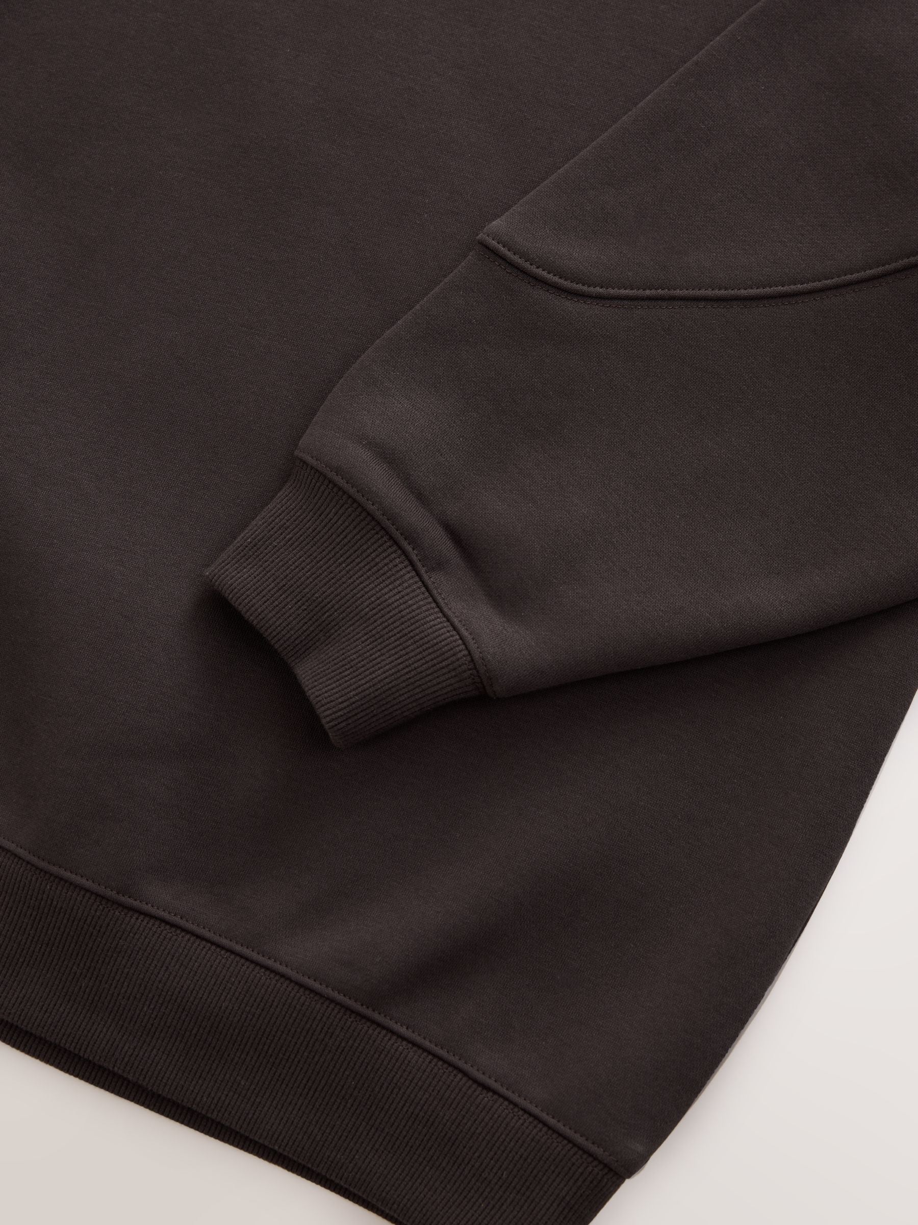 Chocoladebruin - Relaxed Fit Heavyweight Longline Hoodie