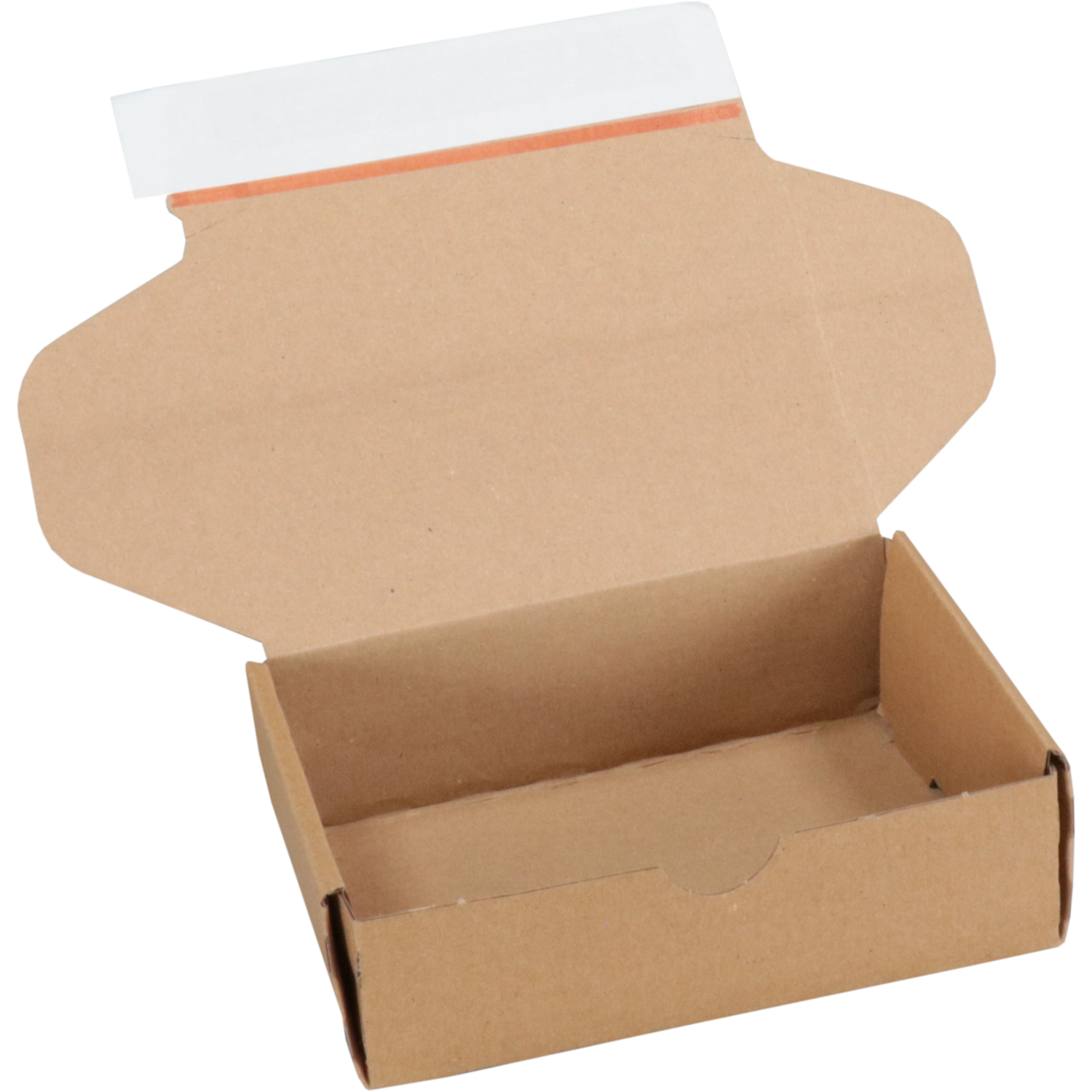 SendProof® Postpakketdoos, golfkarton, 140x101x43mm, bruin