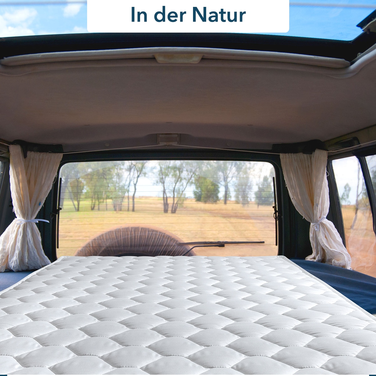 DI QUATTRO Komfortschaummatratze »Matratze Caravan« 10 cm hoch Raumgewicht: 28 kg/m³ 1 Stk. tlg. Matratze in verschiedenen Grössen erhältlich, atmungsaktive Matratze