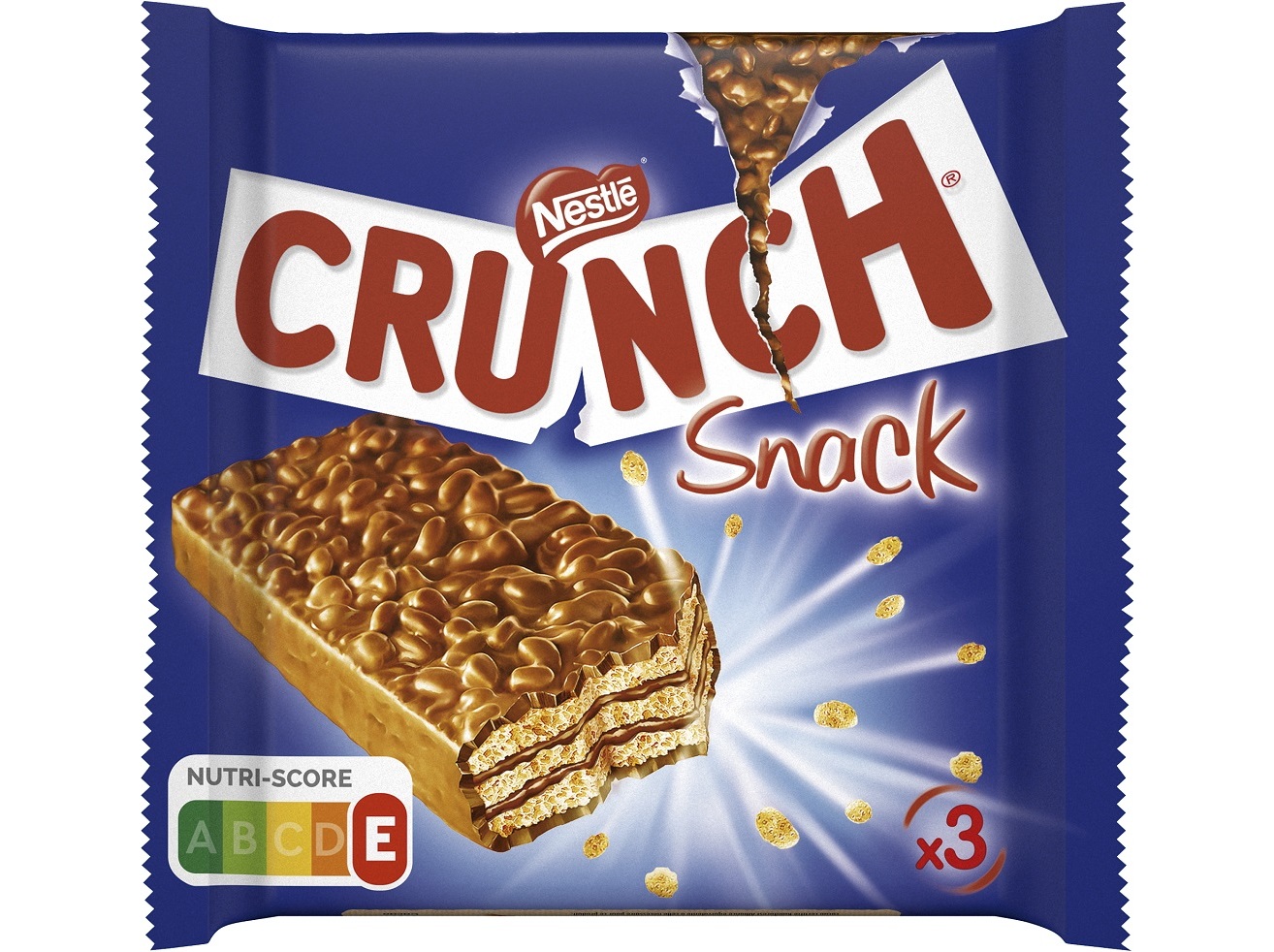 CHOCOLATE CRUNCH SNACK WAFER MULTIPACK 3X30G