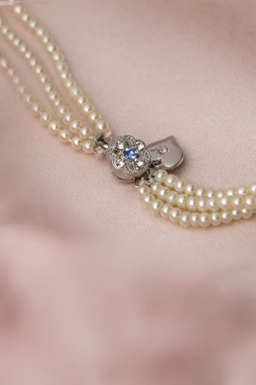 Lovely Parijs parels kristal ketting