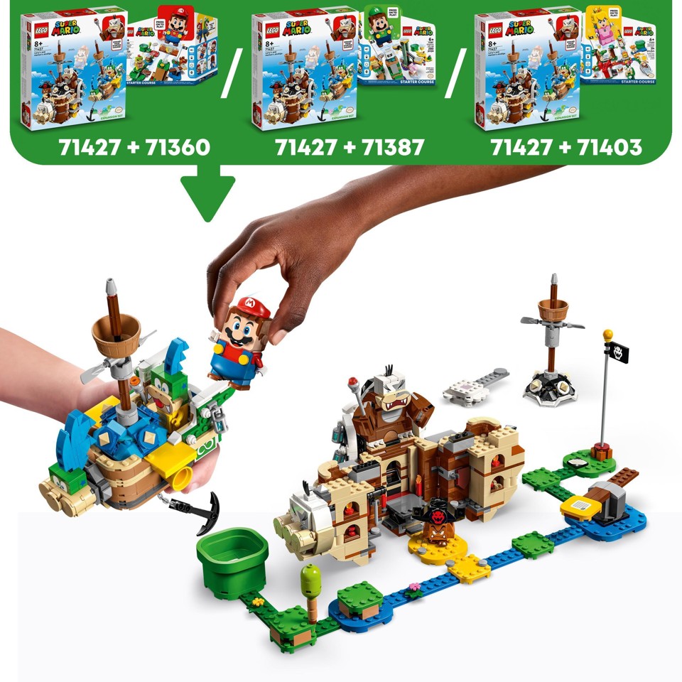 LEGO Super Mario - Larry og Mortons luftskibe – udvidelsessæt (71427)