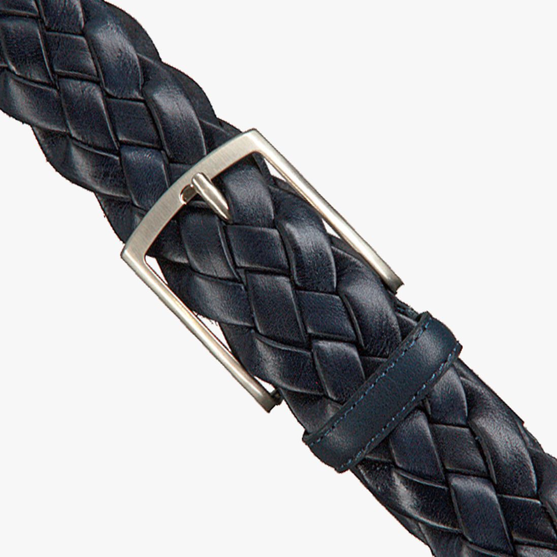 MAZZELTOV blauwe mazzeltov riem treccia pelle